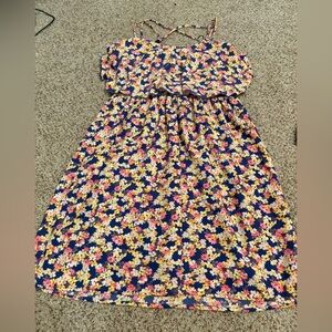 FLORAL STRAPY DRESS